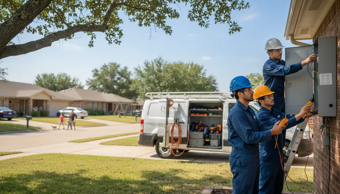 Certified electrician providing emergency electrical services in Conger, MN